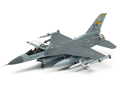60788 Tamiya Американский лёгкий истребитель F-16 CJ Fighting Falcon w/Full Equipment 1/72