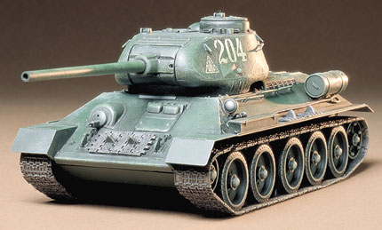 35138 Tamiya Советский танк Т34/85 с 85мм пушкой (модификация 1944г) Масштаб 1/35