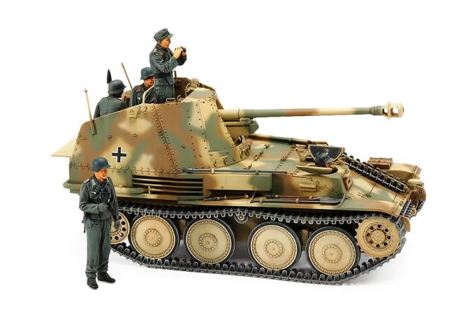 35364 Tamiya ���������� ������ Marder III M (���������, 4 ������) 1/35