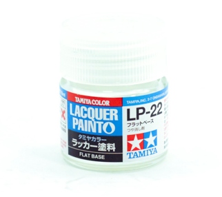 82122 Tamiya Краска LP-22 Flat Base (Добавка в краску для матового эффекта) 10мл.